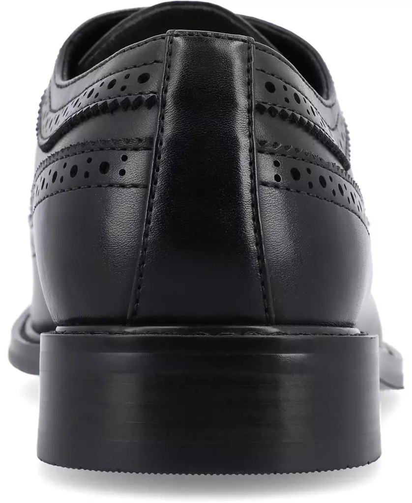 商品Vance Co.|Men's Gordy Tru Comfort Foam Wingtip Lace-Up Dress Shoes,价格¥742,第3张图片详细描述