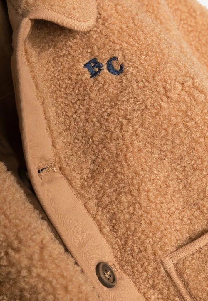 商品BOBO CHOSES|Baby Girls Logo Embroidered Shearling Jacket,价格¥811,第3张图片详细描述