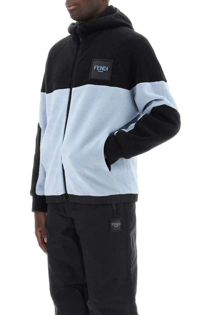 商品Fendi|Two-tone fleece hoodie,价格¥6372,第5张图片详细描述