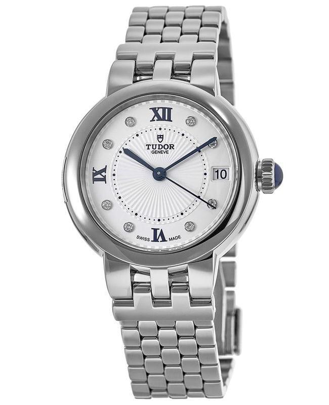 商品Tudor|Tudor Clair De Rose 34mm White Dial Stainless Steel Women's Watch M35800-0004,价格¥18745,第1张图片