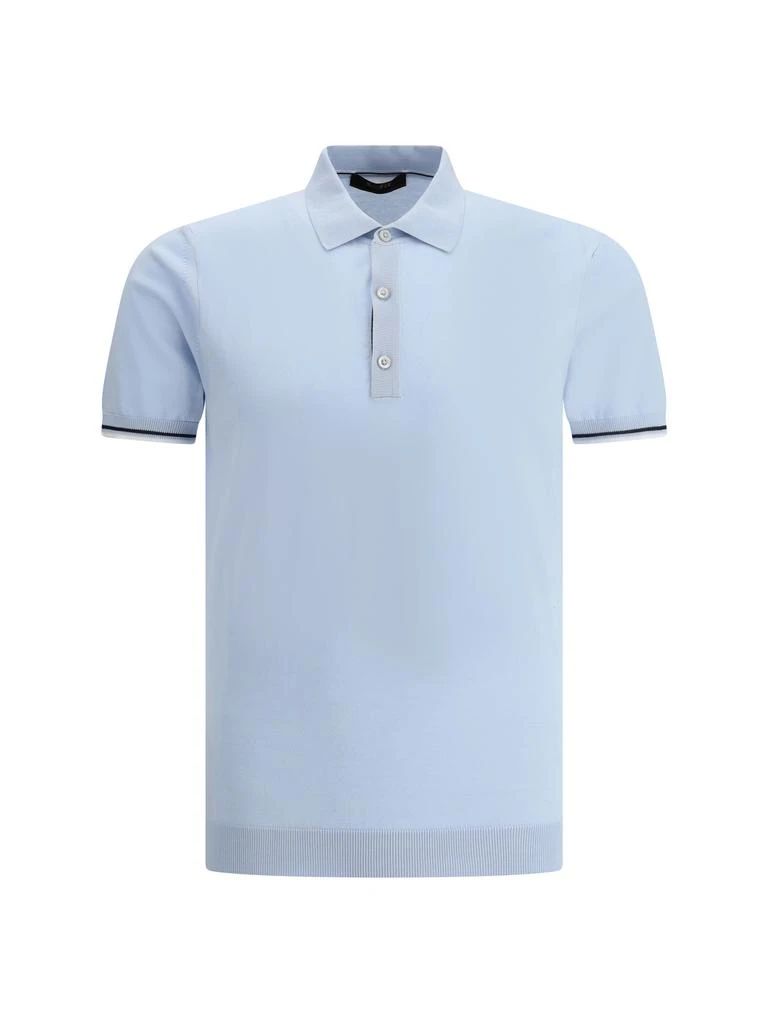 商品MOORER|Cotton Polo Shirt,价格¥3379,第1张图片