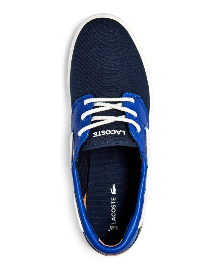 商品Lacoste|Men's Jouer Boat Shoe Lace Up Sneakers,价格¥363,第2张图片详细描述