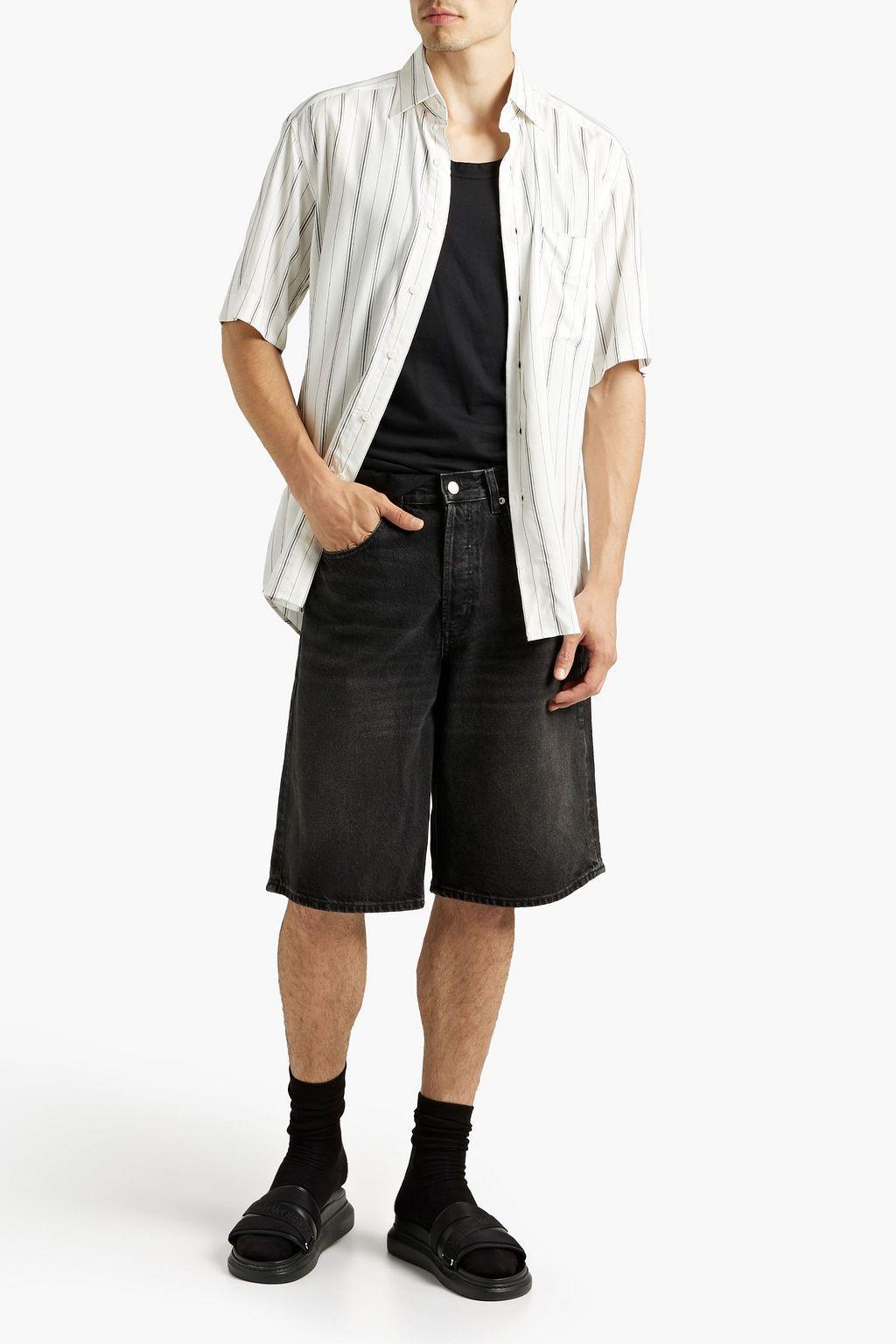 商品Sandro|Striped twill shirt,价格¥575,第4张图片详细描述