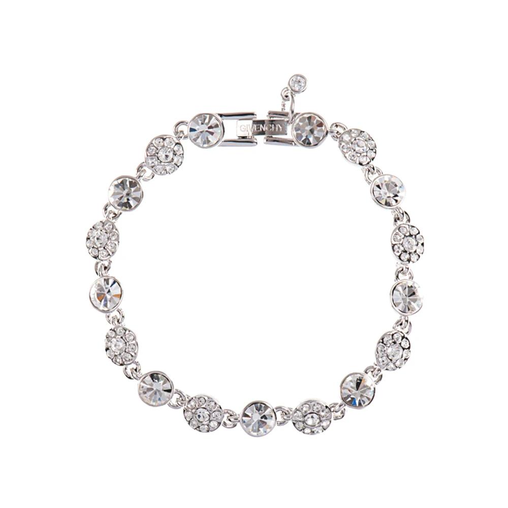 商品[国内直发] Givenchy|Givenchy/纪梵希 时尚华丽系列银色仿水晶女士手链,价格¥353,第1张图片
