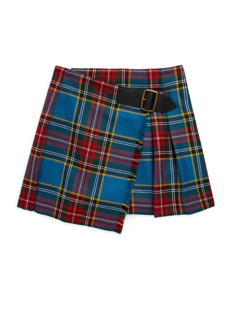 商品Burberry|Little Girl's & Girl's Klorrie Plaid Wool Skirt,价格¥682,第1张图片