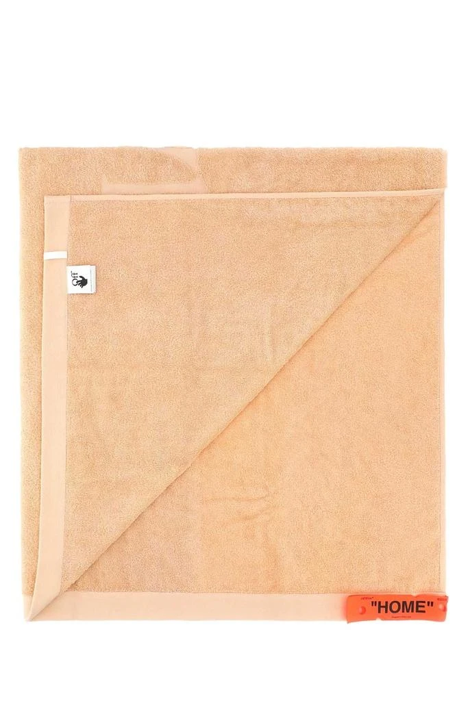 商品Off-White|Off-White Bookish Logo Detailed Bath Towel,价格¥1210,第2张图片详细描述