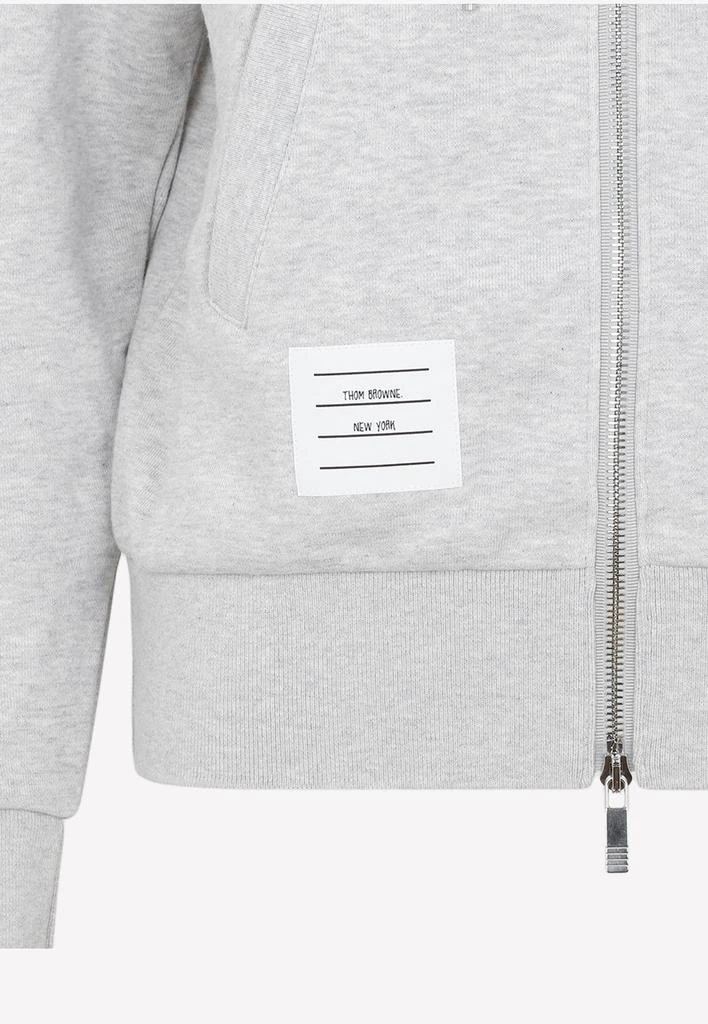 商品Thom Browne|4-Bar Stripe Zip-Up Hoodie,价格¥5537,第4张图片详细描述