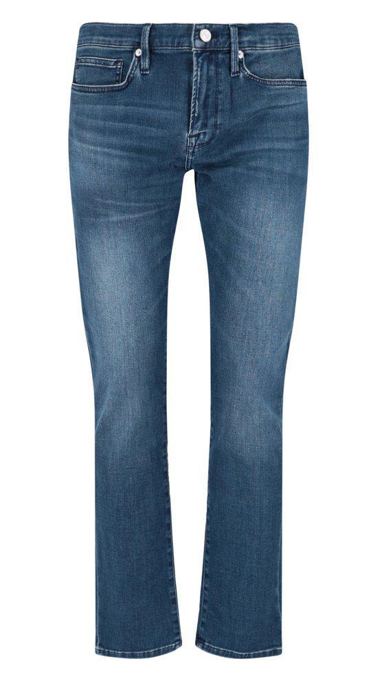 商品FRAME|Frame Slim-Fit Cropped Jeans,价格¥1255,第1张图片