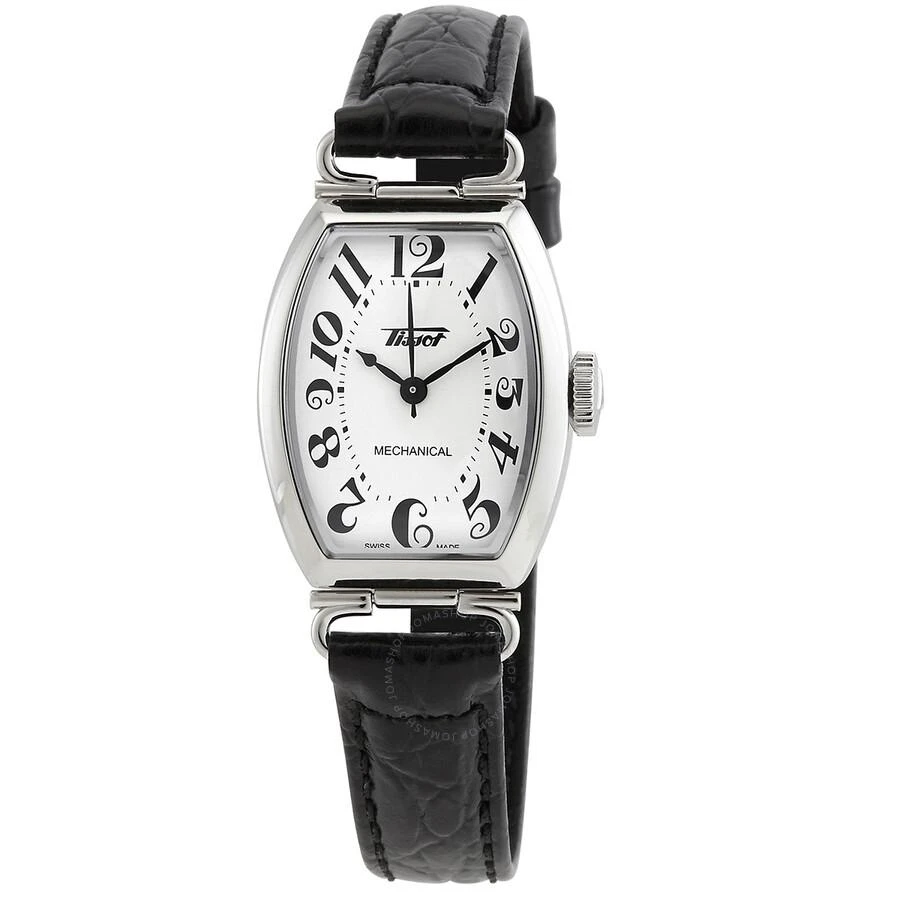 商品Tissot|Heritage Porto 手动上链白色表盘女士手表 T128.161.16.012.00,价格¥1641,第1张图片