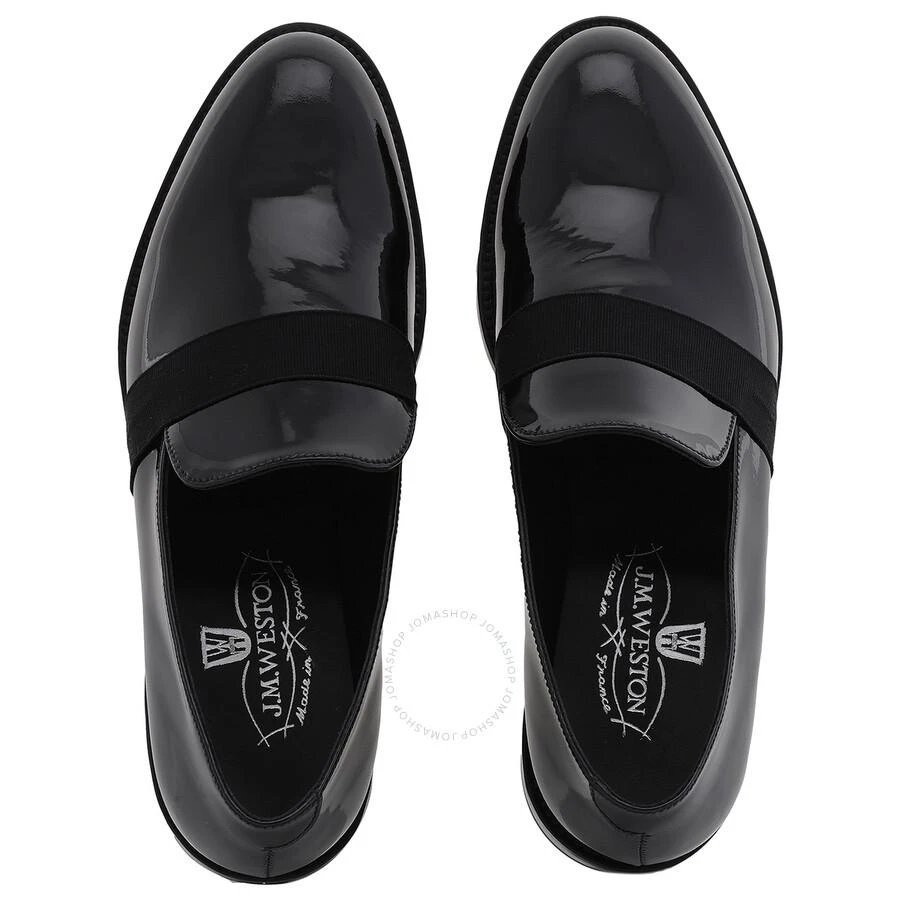 商品JM WESTON|Ladies Noir Tuxedo Loafers,价格¥767,第3张图片详细描述