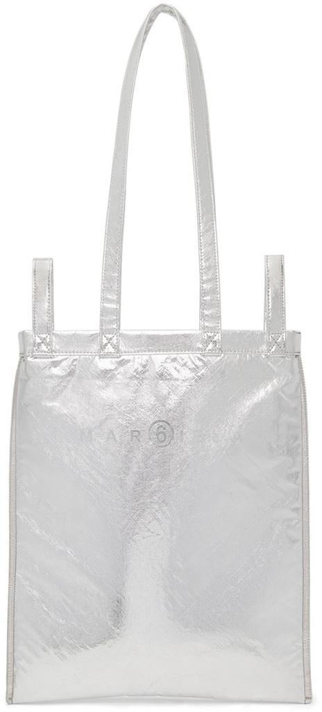 商品MAISON MARGIELA|Silver Small Berlin Tote,价格¥1654,第1张图片