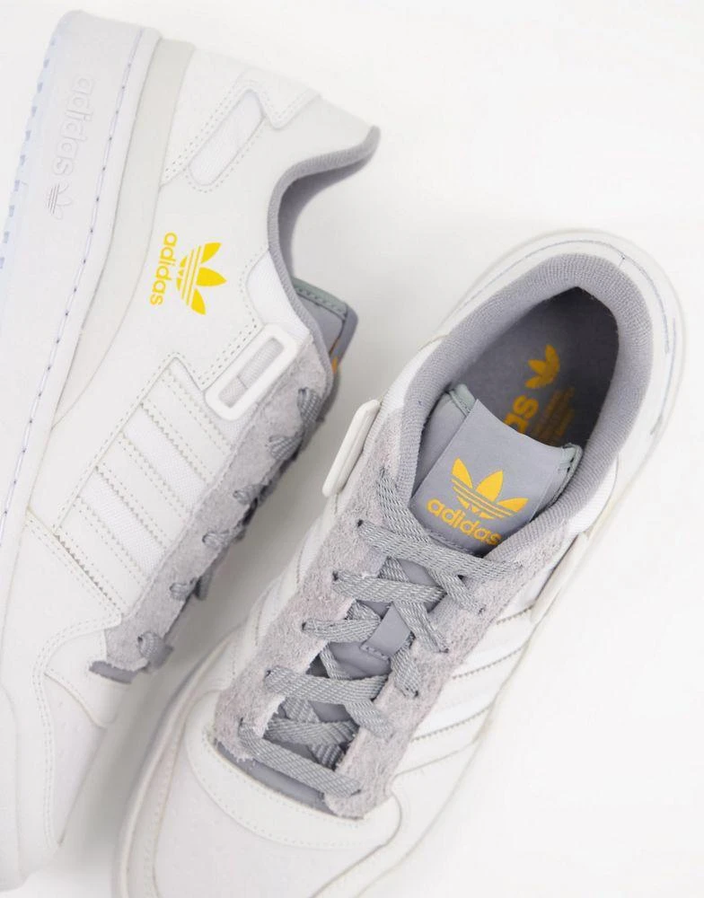 商品Adidas|adidas Originals Forum low trainers in grey and off white,价格¥755,第3张图片详细描述