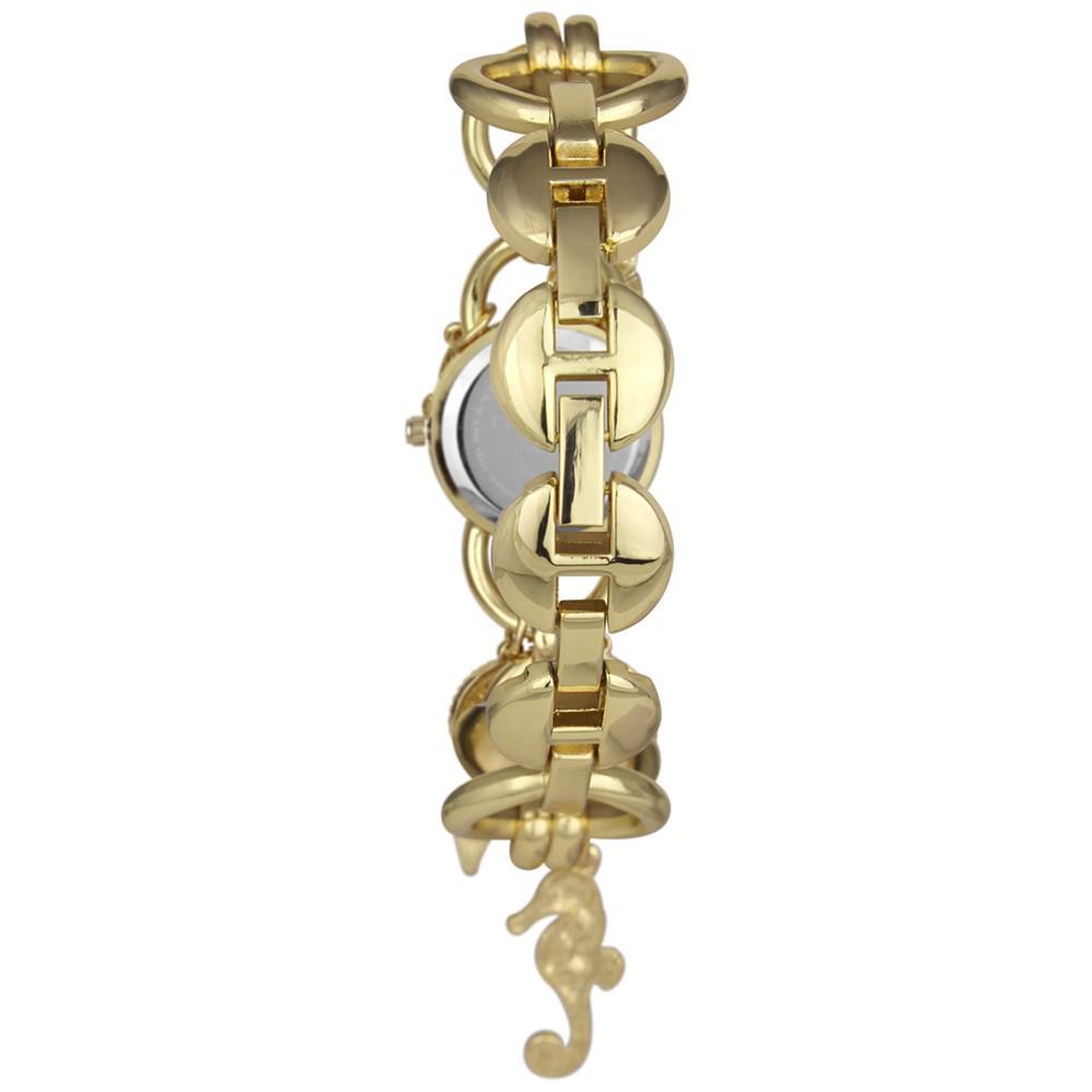 商品Charter Club|Women's Gold-Tone Mixed Metal Sea Life Charm Bracelet Watch, 27mm, Created for Macy's,价格¥118,第5张图片详细描述