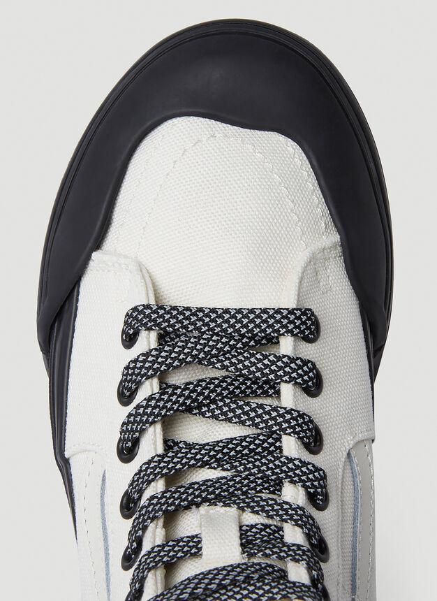 UA SK8 High Top Modular Sneakers in White商品第8张图片规格展示
