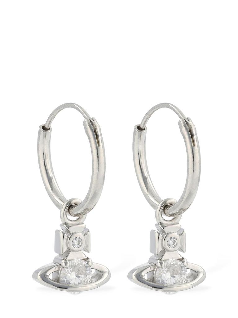 Nina Spark Crystal Hoop Earrings商品第1张图片规格展示