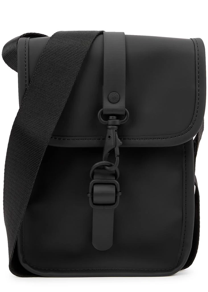 商品RAINS|Flight black panelled rubberised cross-body bag,价格¥543,第1张图片