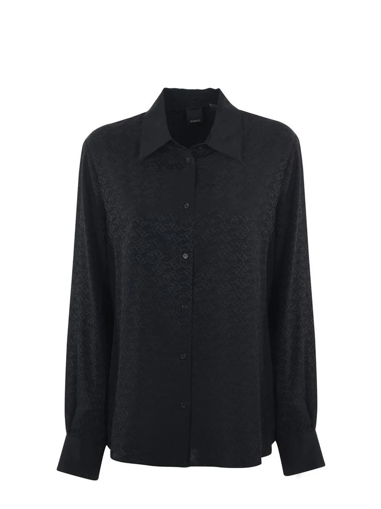 商品PINKO|PINKO  "Smorzare 37" shirt jacquard crepe de chine,价格¥1529,第1张图片