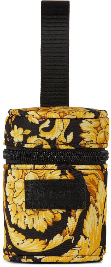 商品Versace|Baby Black & Gold Pacifier Holder,价格¥301,第1张图片