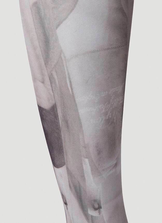 Printed Tights in Black 商品