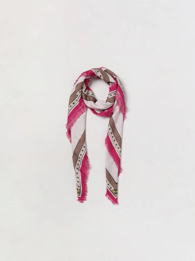 商品Fendi|Fendi scarf in wool and silk with FF jacquard pattern,价格¥4692,第2张图片详细描述