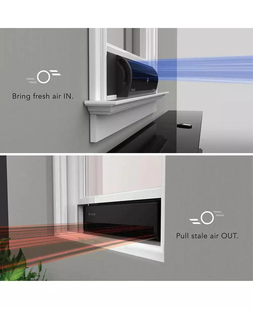 Transom Window Air Circulator Fan with Remote 商品