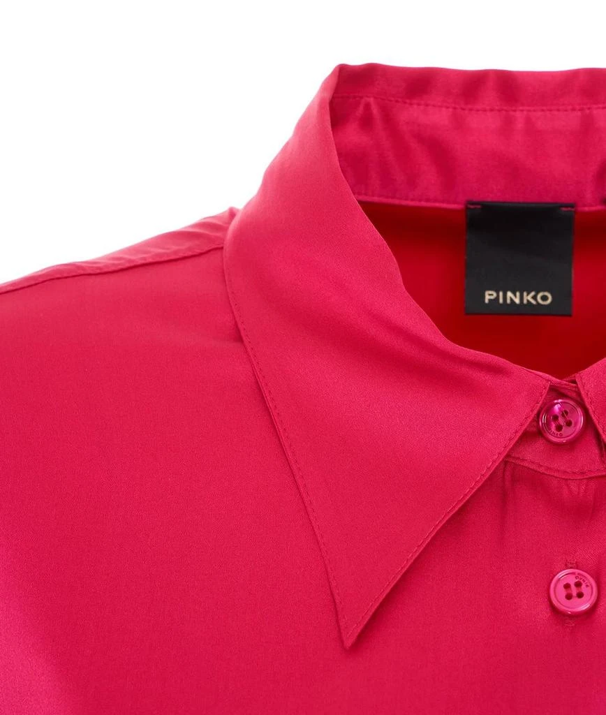 商品PINKO|Pinko Long Sleeved Satin Shirt,价格¥2345,第4张图片详细描述