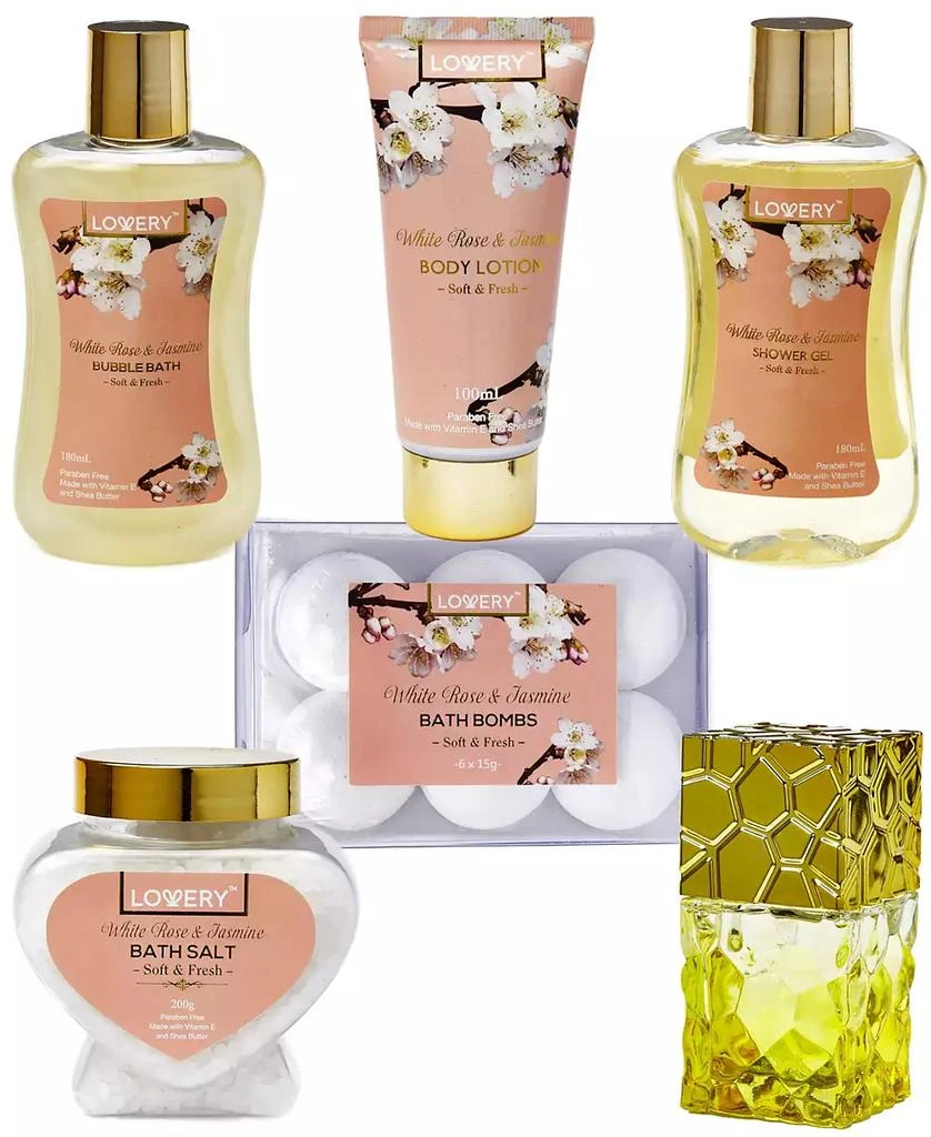 商品Lovery|White Rose and Jasmine Body Care 13 Piece Gift Set,价格¥371,第3张图片详细描述