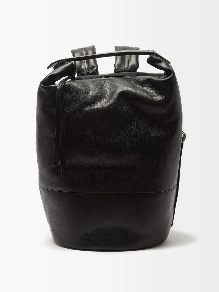 商品Lemaire|Grained-leather backpack,价格¥10944,第1张图片