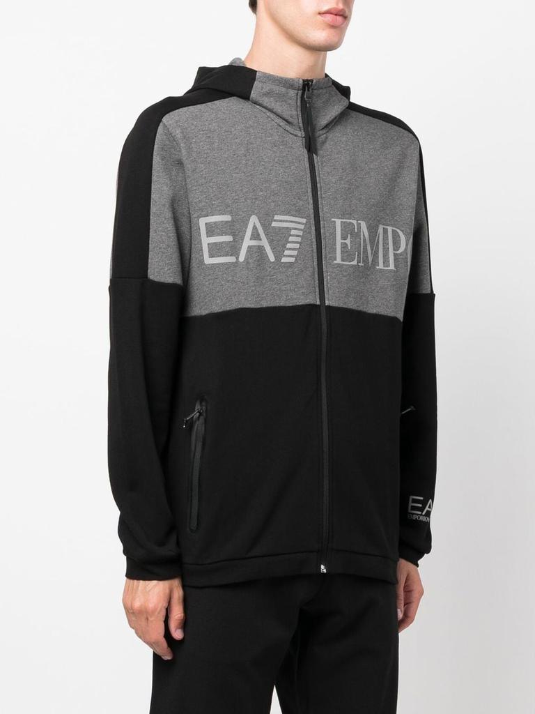 EA7 Logo bicolor jacket商品第2张图片规格展示