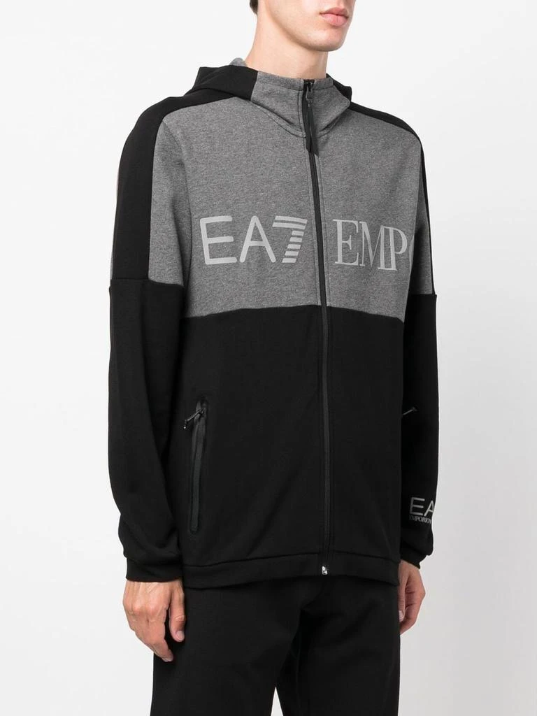 商品EA7|EA7 Logo bicolor jacket,价格¥736,第2张图片详细描述