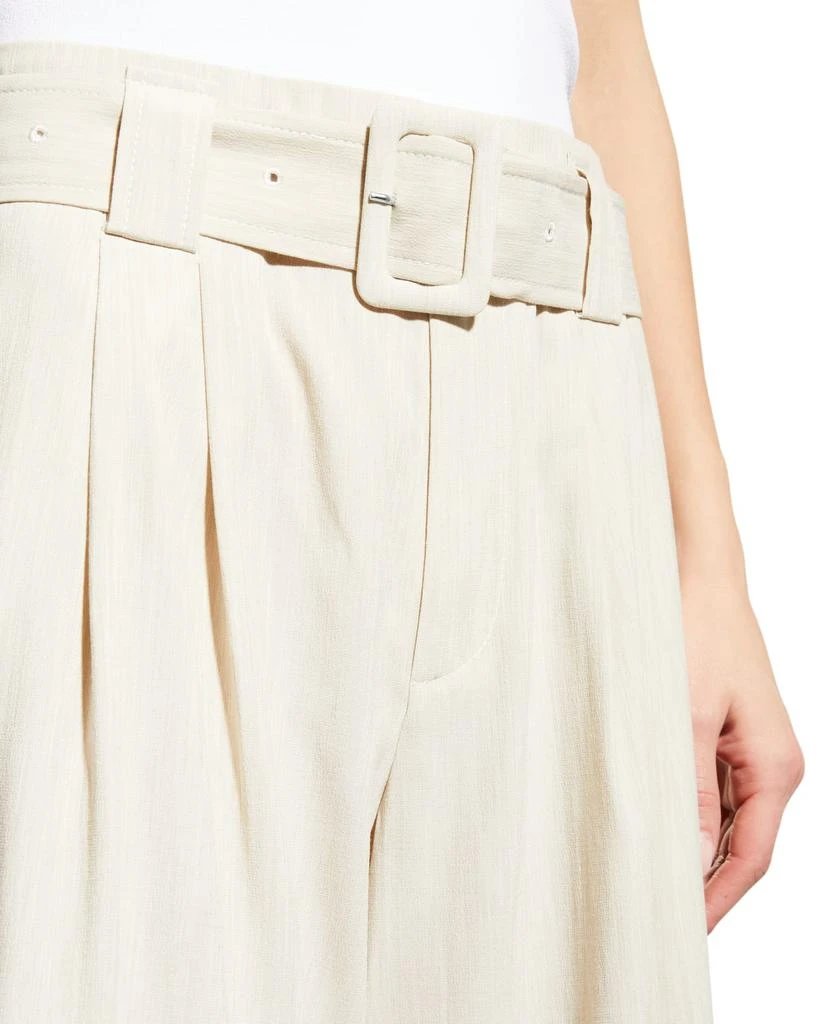 商品Ganni|Melange Suiting Pleated Shorts,价格¥961,第5张图片详细描述