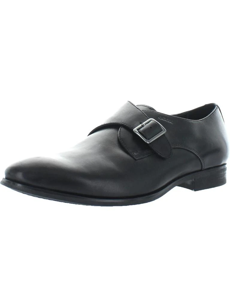 商品Geox|Albert Mens Leather Slip On Derby Shoes,价格¥405,第1张图片