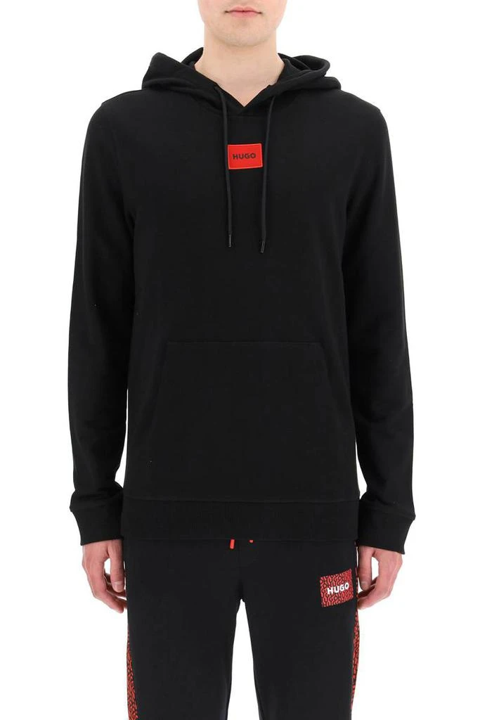 商品Hugo Boss|Hugo hoodie with logo patch,价格¥635,第2张图片详细描述