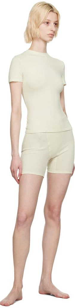 商品SKIMS|Off-White Cotton Jersey T-Shirt,价格¥387,第4张图片详细描述