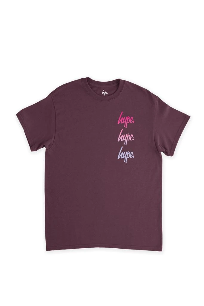 商品HYPE KIDS|HYPE KIDS PINK PURPLE TRI SCRIPT T-SHIRT,价格¥186,第2张图片详细描述