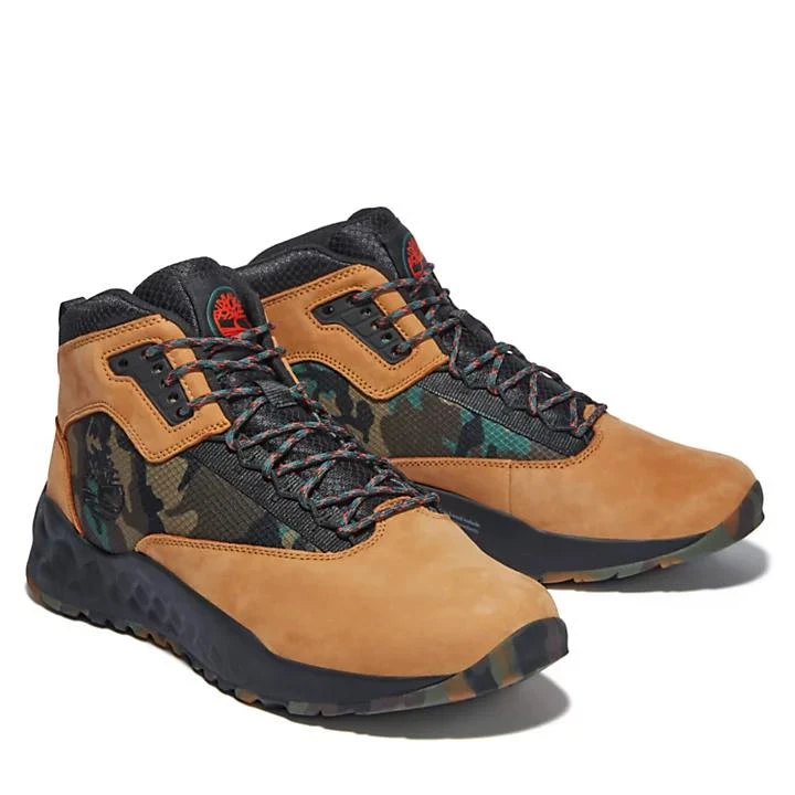 商品Timberland|Solar Wave GreenStride™ Chukka for Men in Yellow/Camo,价格¥690,第4张图片详细描述