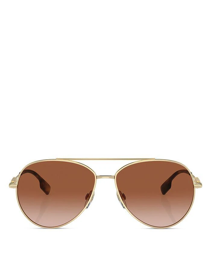 商品Burberry|Aviator Sunglasses, 58mm,价格¥2312,第2张图片详细描述