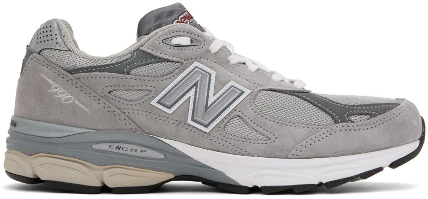 商品New Balance|Gray Made in USA 990v3 Core Sneakers,价格¥1680,第1张图片