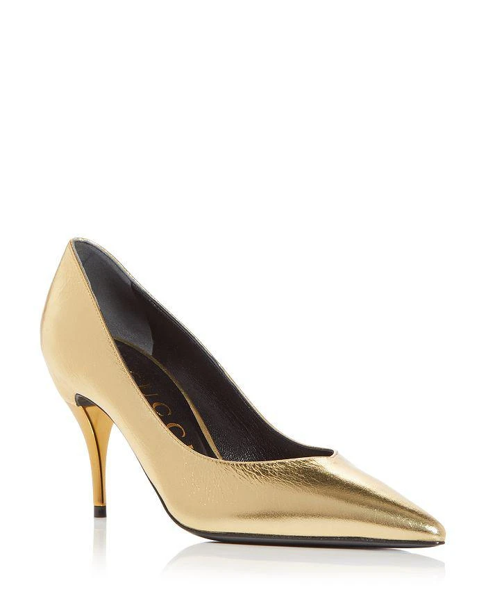 商品Gucci|Women's Pointed Toe High Heel Pumps,价格¥6702,第1张图片