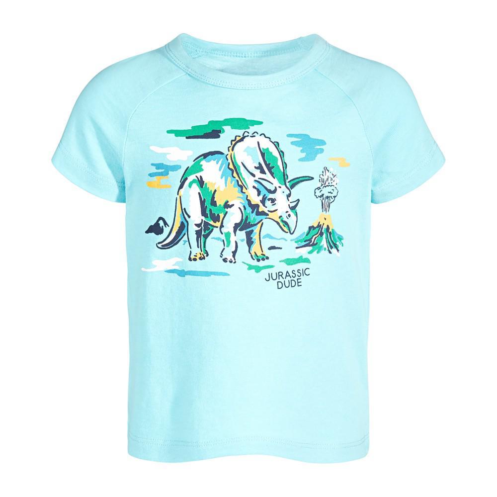 商品First Impressions|Baby Boys Dino-Print T-Shirt, Created for Macy's,价格¥28,第1张图片