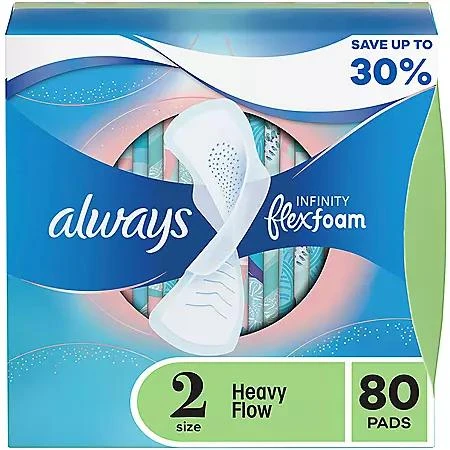 商品Always|日用液体卫生巾，2号大小，80片,价格¥143,第1张图片