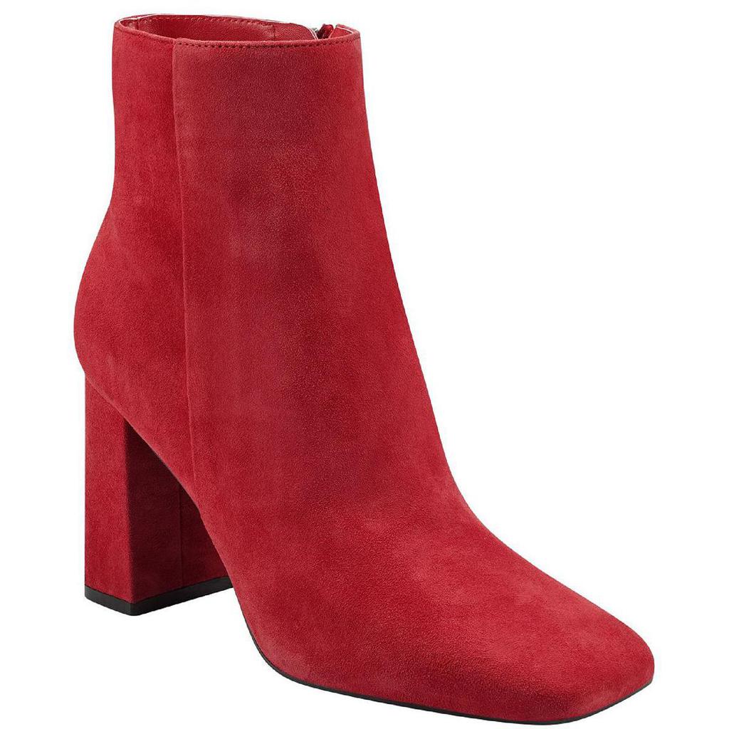 Marc Fisher Womens Nebula Suede Square Toe Ankle Boots商品第1张图片规格展示