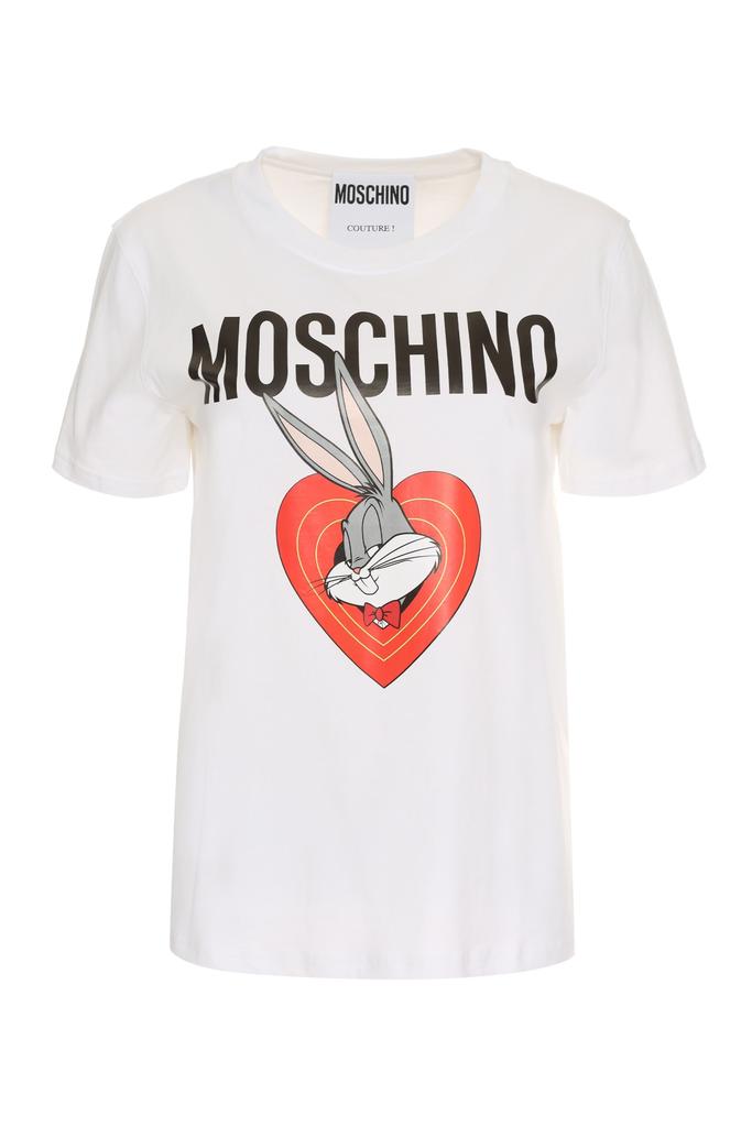 Moschino Bugs Bunny Print Cotton T-shirt商品第1张图片规格展示