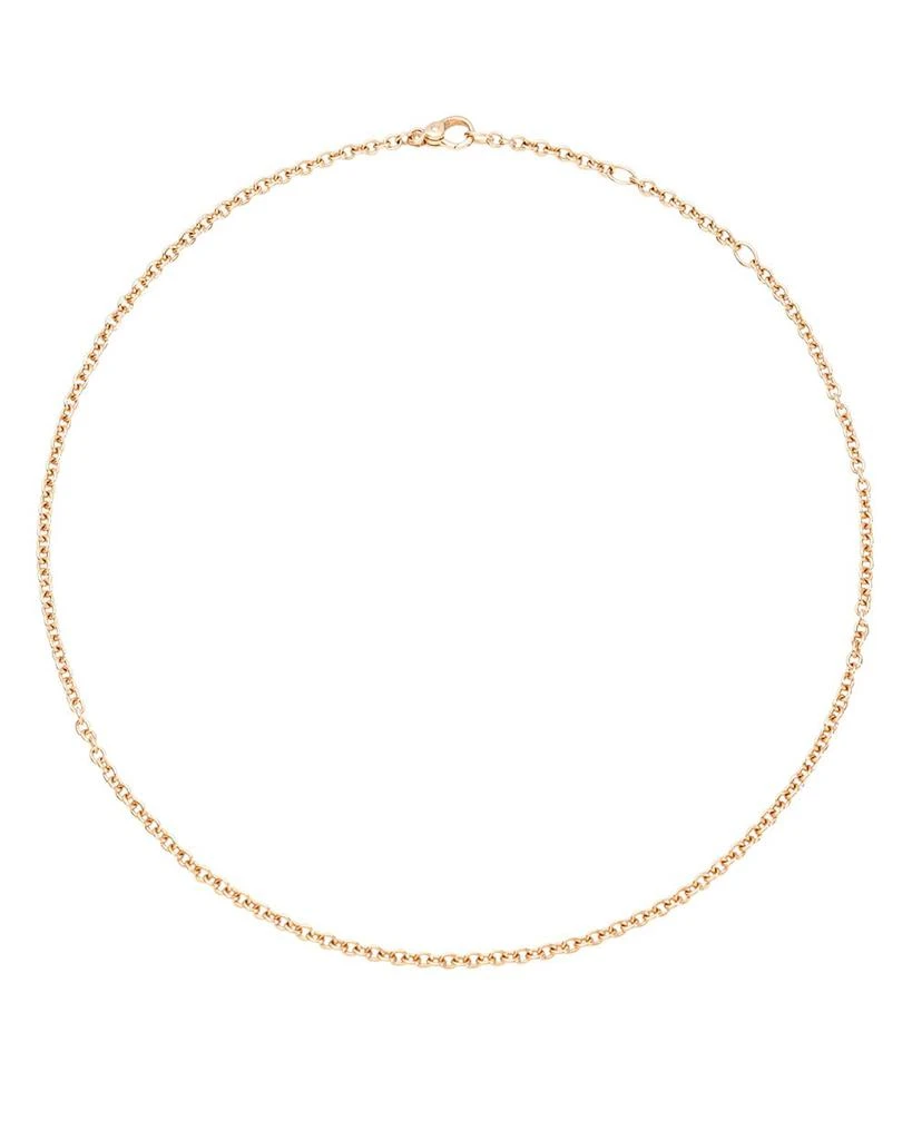 商品Pomellato|18K Rose Gold Round Link Chain Necklace, 16.5",价格¥18657,第1张图片详细描述