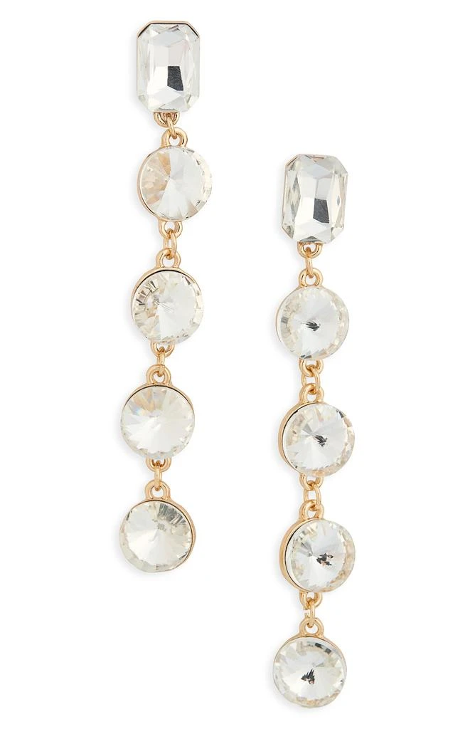 商品Nordstrom|Crystal Linear Drop Earrings,价格¥84,第1张图片