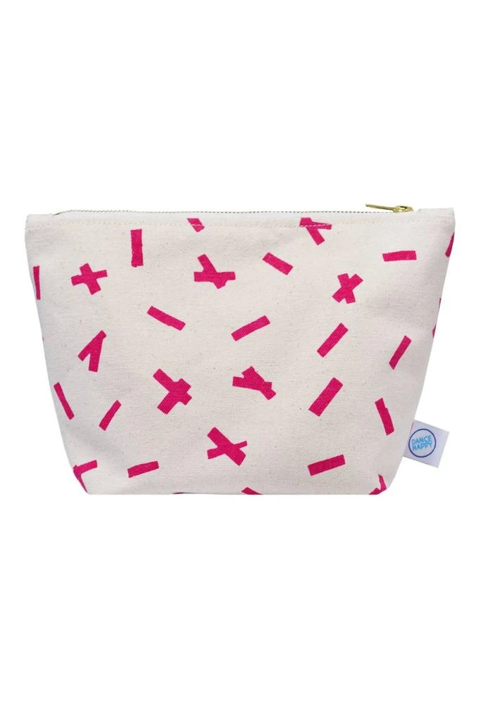 商品Dance Happy Designs|Women's Sprinkles Cosmetic Bag In Rose,价格¥274,第1张图片