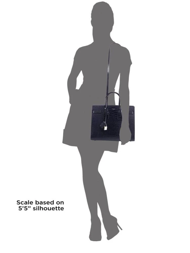 商品Yves Saint Laurent|Saint Laurent - Sac De Jour Small Embossed Leather Tote,价格¥23604,第3张图片详细描述