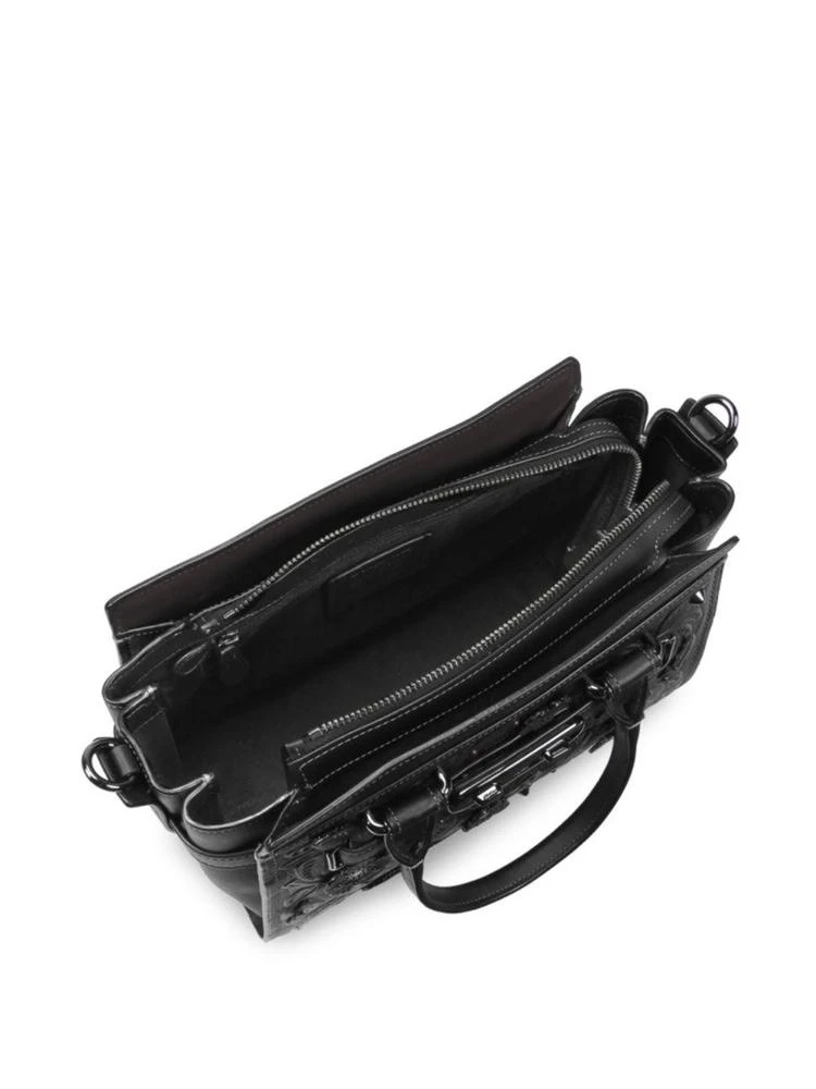商品Coach|花朵真皮手提包,价格¥3611,第2张图片详细描述