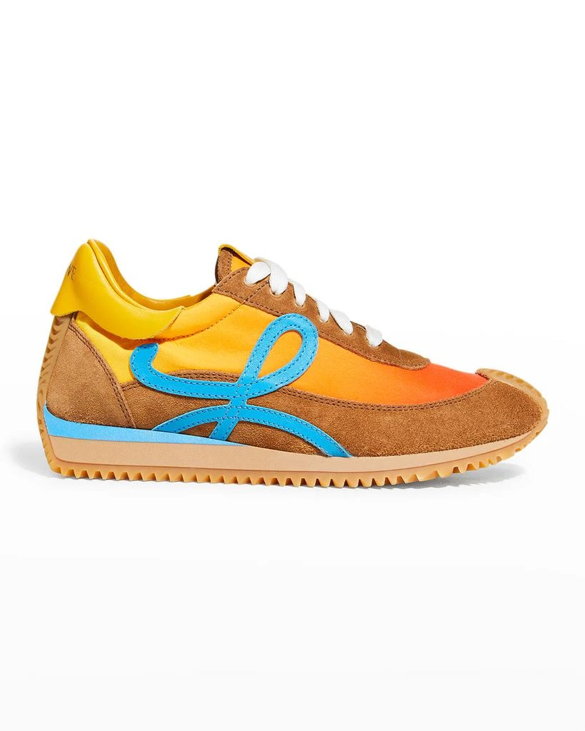 商品Loewe|Flow Colorblock Retro Runner Sneakers,价格¥2988,第1张图片