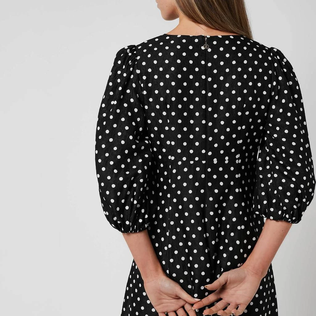 商品Kate Spade|Kate Spade New York Women's Harmony Dot Cloque Dress - Black,价格¥615,第3张图片详细描述